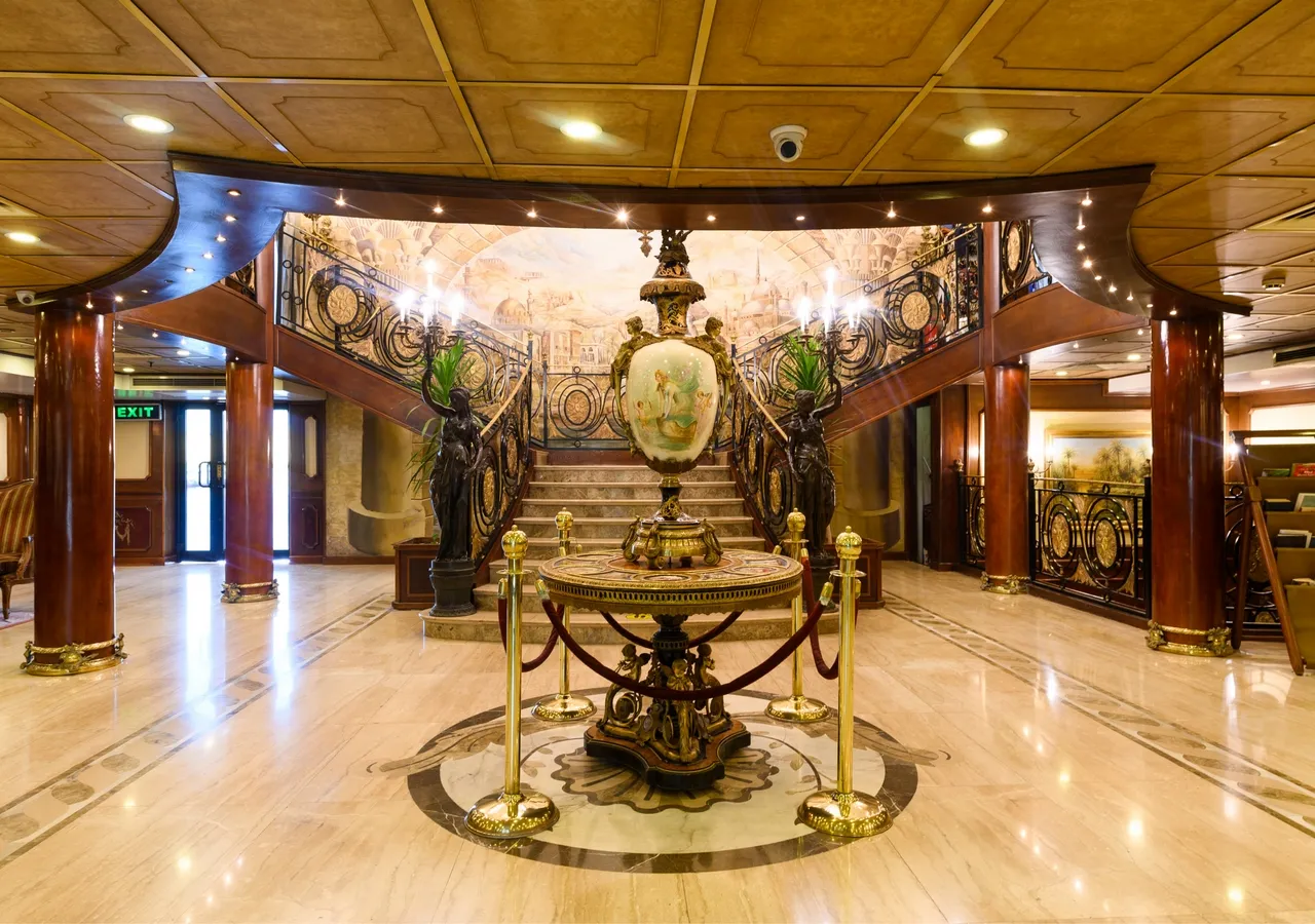 Lobby of the Royal Princess Nile Cruise Nile cruise
